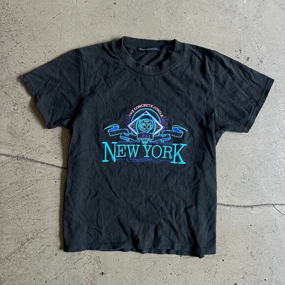 Brandy Melville Tops - Brandy Melville - black graphic New York concrete jungle baby tee